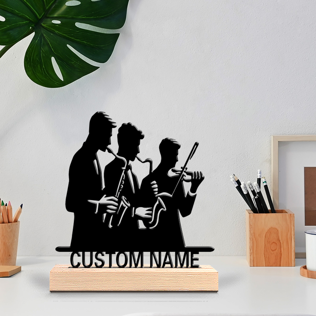 Musical Instrument And Names - 1개의 악기를 연주하는 사람 모양의 맞춤형