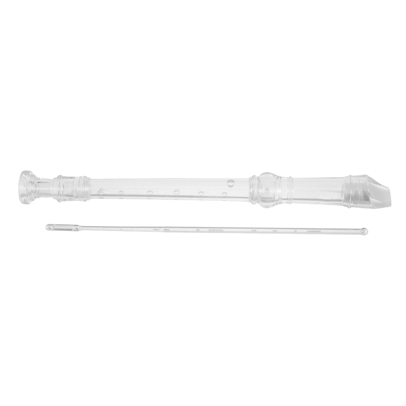 Soprano Recorder Plastic - 1세트, 8홀 투명 소프라노 리코더, 어린이용