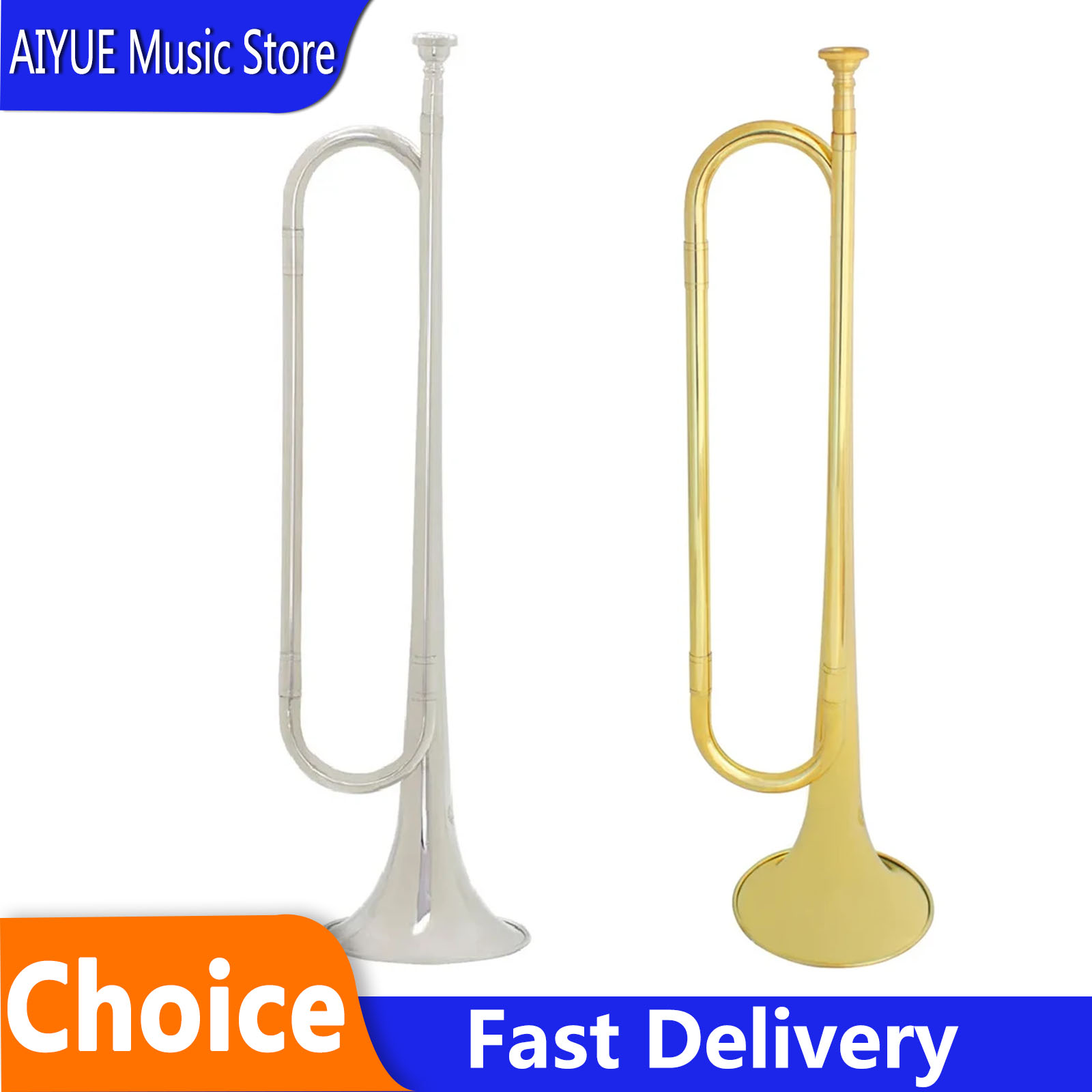 Musical Instrument Bugle - 슬레이드 레트로 Bb 플랫 버글 트럼펫