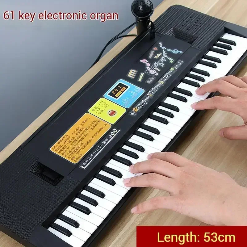 어린이 전자 키보드 피아노 37/61 키(마이크 포함) - Musical Instrument Harmonium 리뷰 및 가격