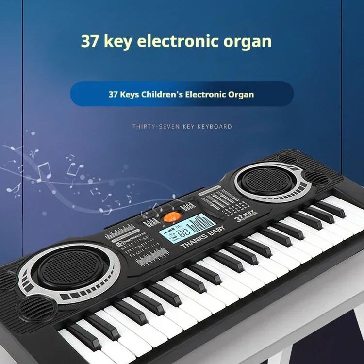 어린이 전자 키보드 피아노 37/61 키(마이크 포함) - Musical Instrument Harmonium 리뷰 및 가격