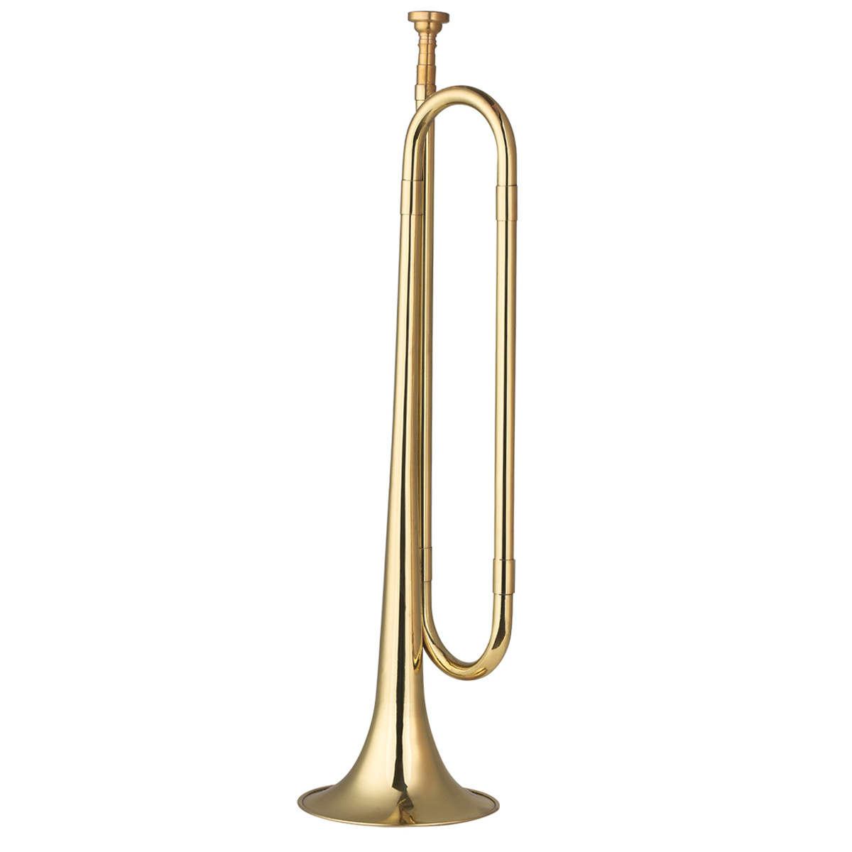 초보자를 위한 마우스피스가 있는 황동 C 나팔 호출 금 - Musical Instrument Bugle 리뷰 및 가격