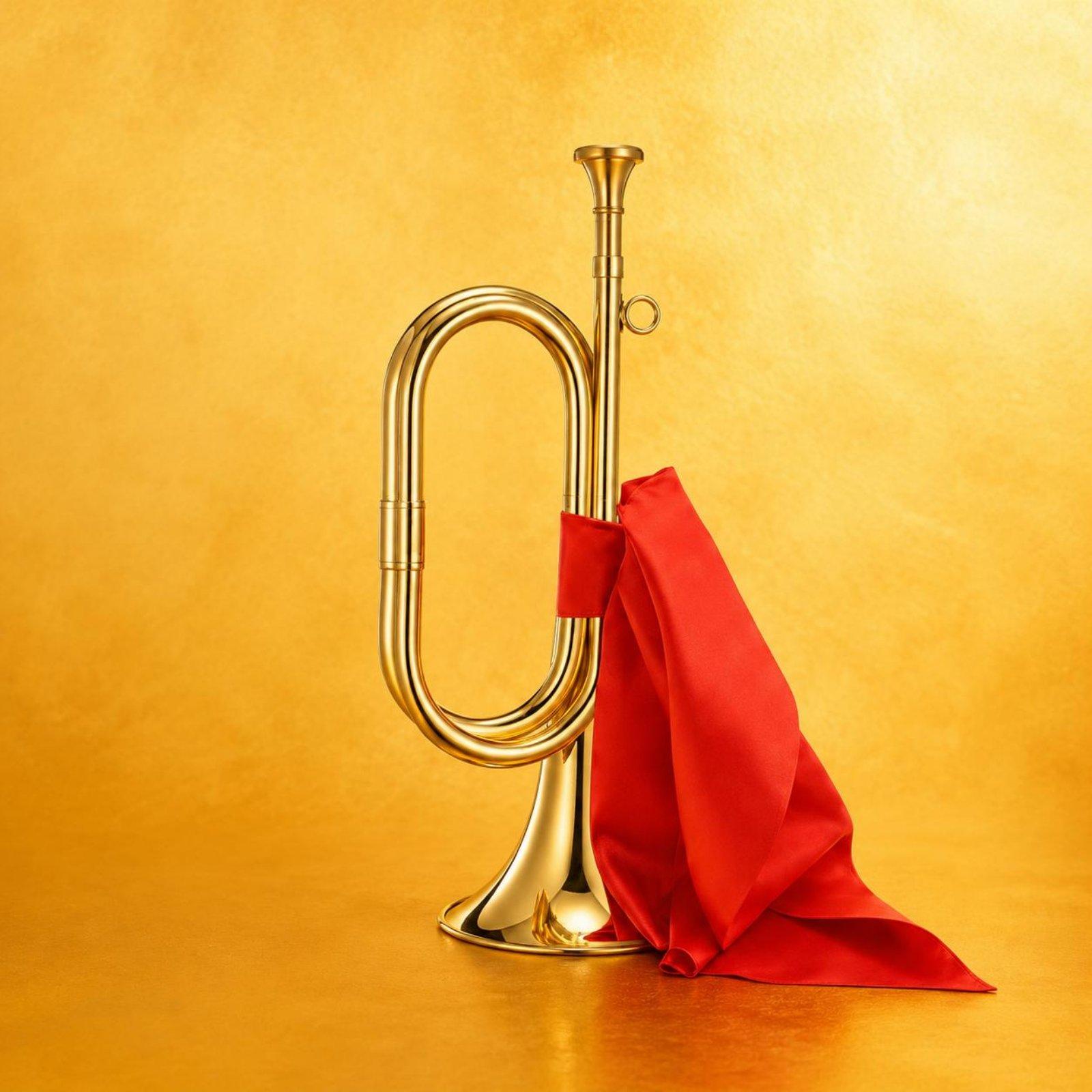 황동 재질의 휴대용 음악 호른, 경보용 호른, 가벼운  - Musical Instrument Bugle 리뷰 및 가격