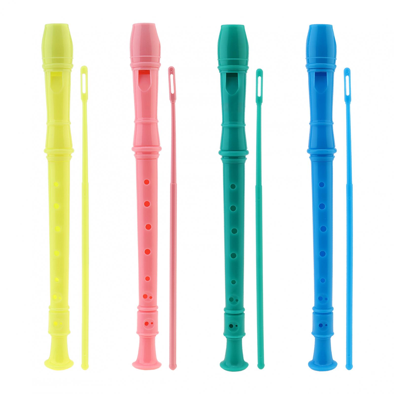 초보자용 ABS 플라스틱 키 C 독일 리코더 4팩, 청 - Soprano Recorder Plastic 리뷰 및 가격