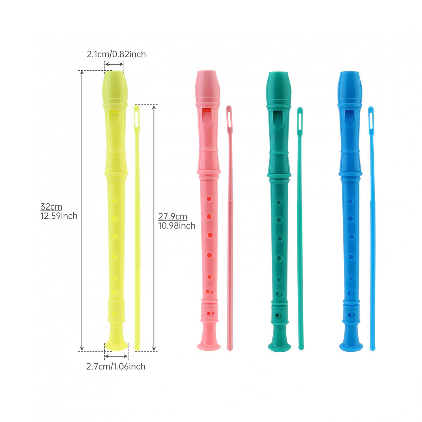 초보자용 ABS 플라스틱 키 C 독일 리코더 4팩, 청 - Soprano Recorder Plastic 리뷰 및 가격